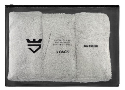 AvalonKing Microfibre Buffing Towels 3-pack